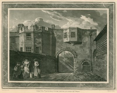 Portale del vecchio Palazzo di Richmond, Surrey da English School