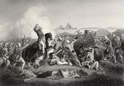 Attacco del Generale Havelock a Nana Sahib a Futtypore nel 1857, da 