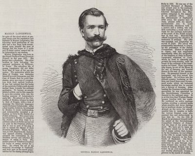 Generale Marian Langiewicz (incisione) da English School