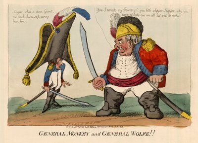 Generale Scimmia e Generale Wolfe!!, pub W. Holland da English School