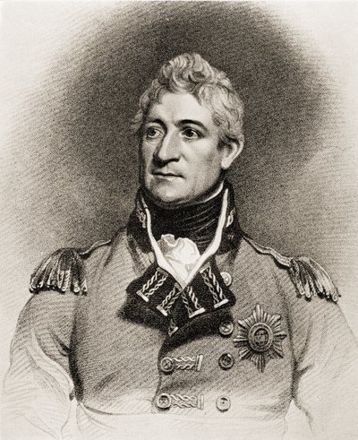 Generale Sir Thomas Picton (1758-1815) da English School