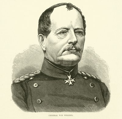 Generale Von Werder, settembre 1870 da English School
