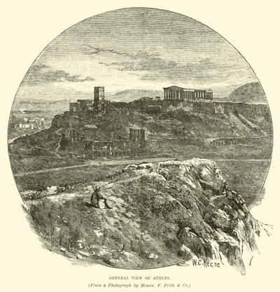 Veduta Generale di Atene da English School