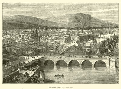 Veduta generale di Belfast da English School