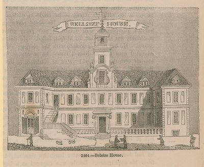 Veduta generale di Belsize House da English School