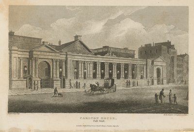 Veduta generale di Carlton House da English School
