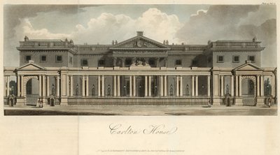 Veduta generale di Carlton House da English School