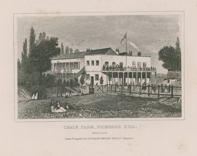Veduta generale di Chalk Farm da English School