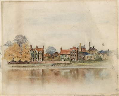 Vista generale di Chiswick Mall da English School