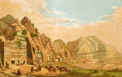Veduta generale di Petra da nord-est da English School