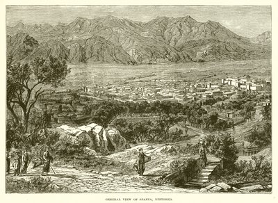 Veduta generale di Sparta, restaurata da English School