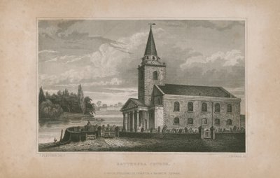 Vista generale della chiesa di Battersea da English School