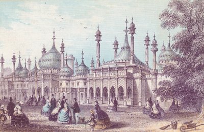 Veduta generale del Royal Pavilion a Brighton da English School