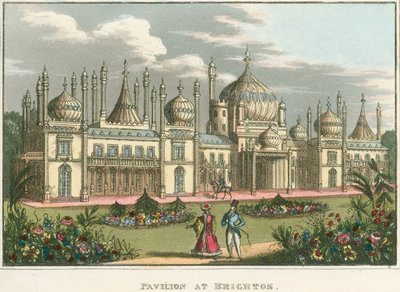 Vista generale del Royal Pavilion a Brighton da English School