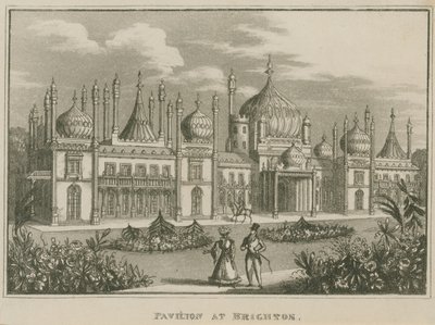 Vista generale del Royal Pavilion a Brighton da English School