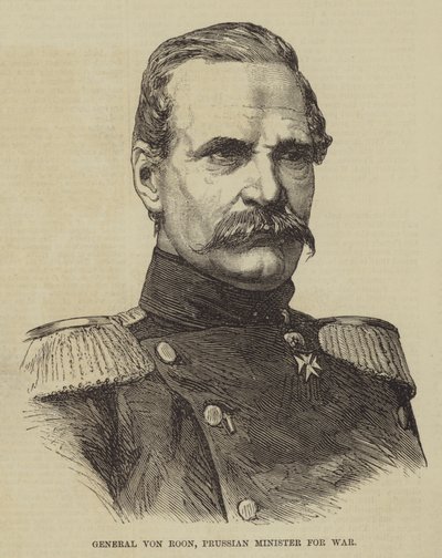 Generale von Roon, ministro della guerra prussiano da English School