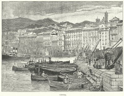 Genova (incisione) da English School