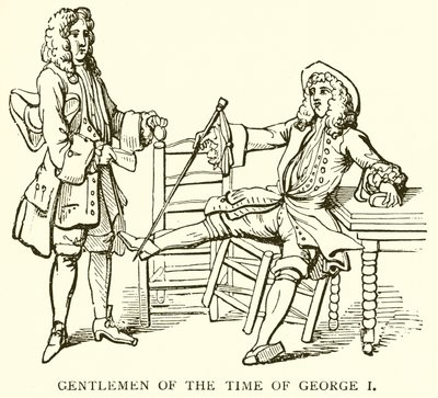 Gentiluomini del tempo di Giorgio I da English School