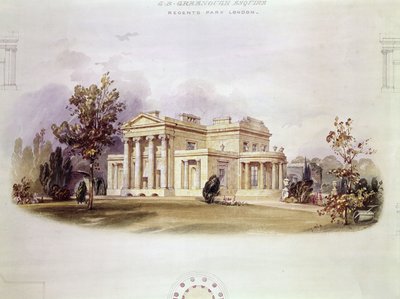 Villa di George B. Greenough a Regents Park, Londra da English School