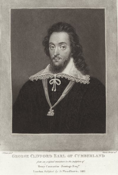 George Clifford Conte di Cumberland da English School