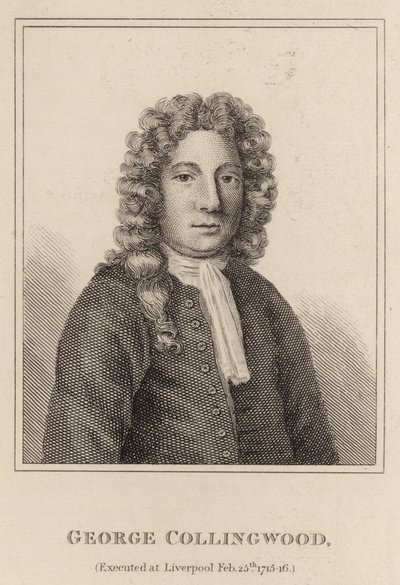 George Collingwood, giustiziato a Liverpool il 25 febbraio 1715-16 da English School