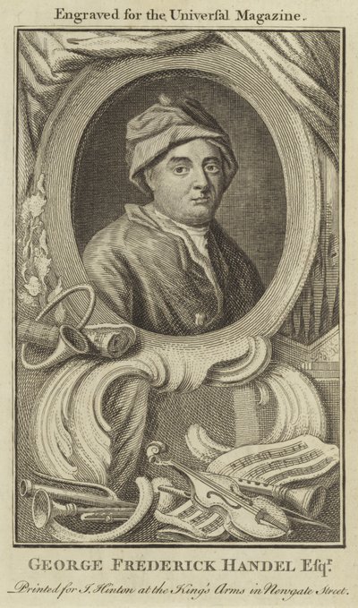 George Frederick Handel Esquire da English School