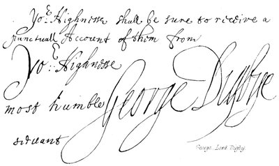 George, Lord Digby da English School