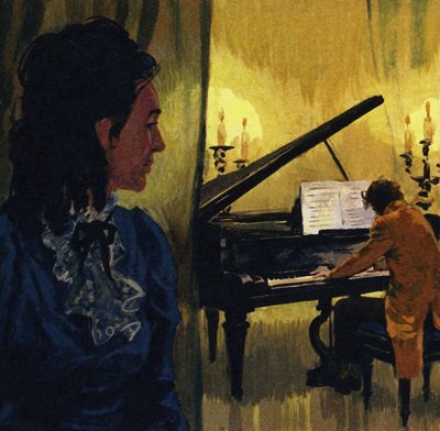 George Sand portò Chopin in una casa a Nohant dove continuò a comporre da English School