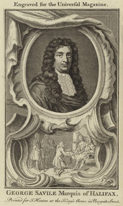 George Saville, Marchese di Halifax da English School