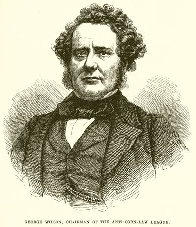 George Wilson, presidente della Anti-Corn-Law League da English School