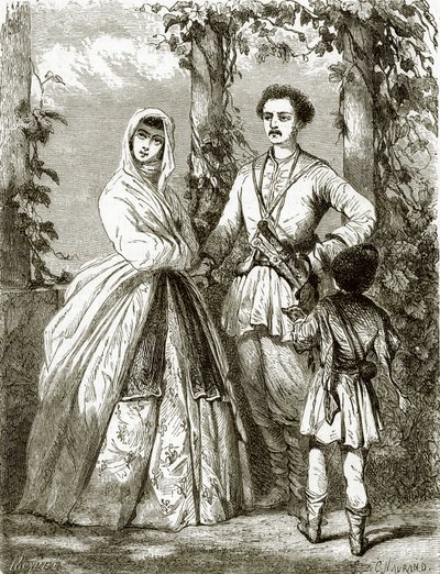 Costumi georgiani da English School