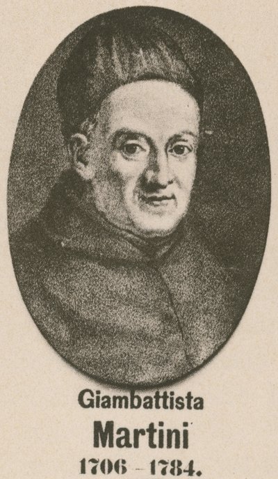 Giambattista Martini (incisione) da English School