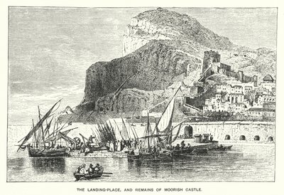 Gibilterra: Il luogo di sbarco e i resti del castello moresco da English School