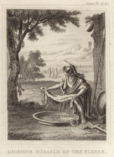 Il miracolo del vello di Gedeone da English School