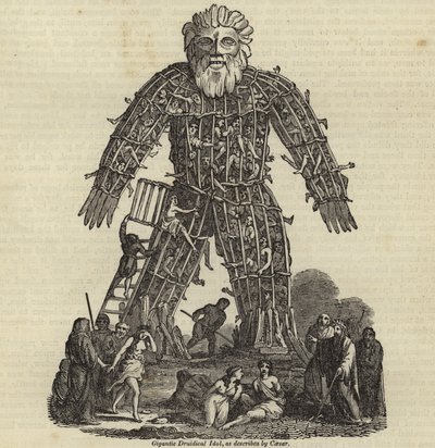 Gigantesco idolo druidico da English School