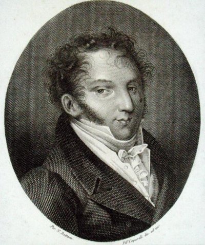 Gioacchino Antonio Rossini (1792-1868) (incisione) da English School