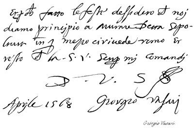 Giorgio Vasari da English School