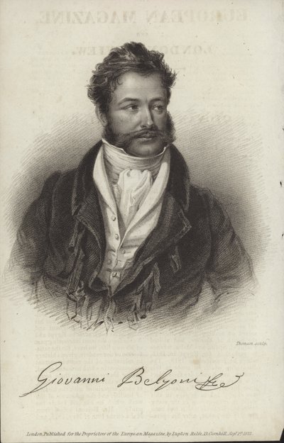 Giovanni Battista Belzoni da English School