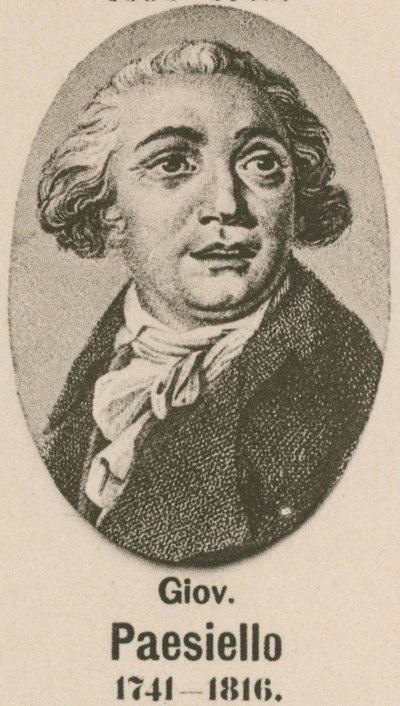 Giovanni Paisiello (incisione) da English School