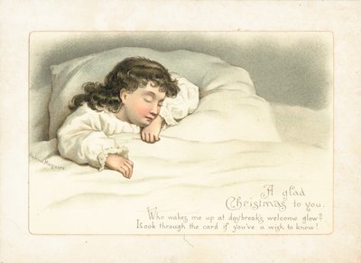 Ragazza che dorme a letto da English School
