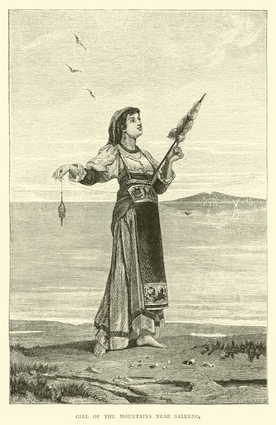 Ragazza delle montagne vicino a Salerno da English School