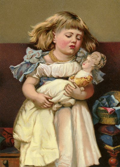 Ragazza con bambola malata da English School