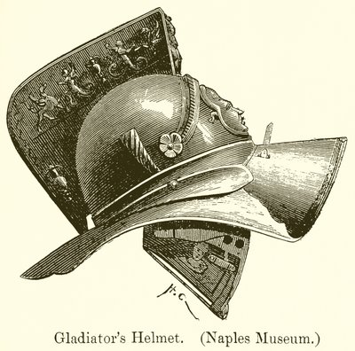 Elmo da gladiatore (Museo di Napoli) da English School