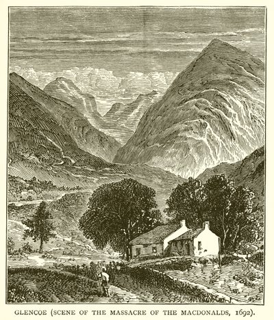 Glencoe (Scena del massacro dei Macdonald, 1692) da English School