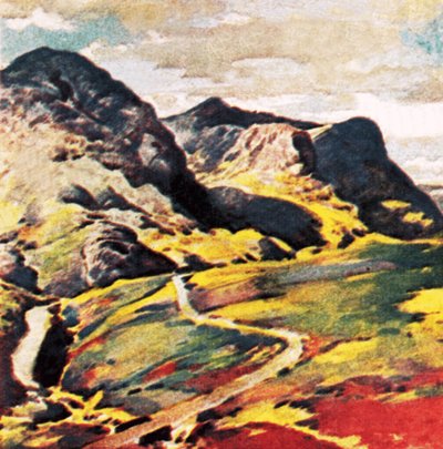 Glencoe in Argyllshire da English School