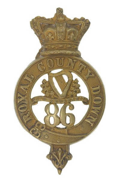 Distintivo di Glengarry, c.1874-81 (ottone) da English School