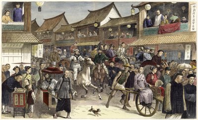 Andando al derby di Shanghai da English School