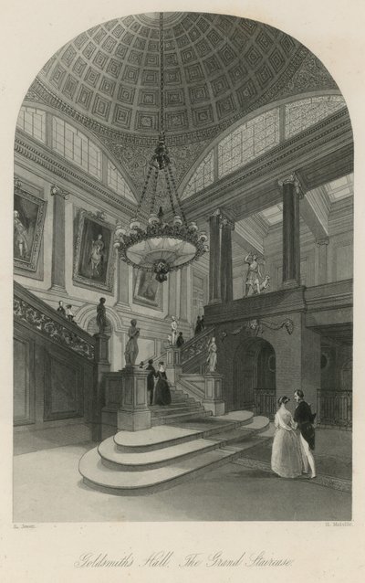 Goldsmiths Hall, la grande scala da English School