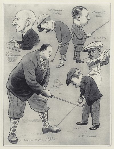Caricature del Golf Clubland da English School
