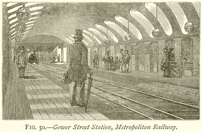 Stazione di Gower Street, Metropolitana da English School